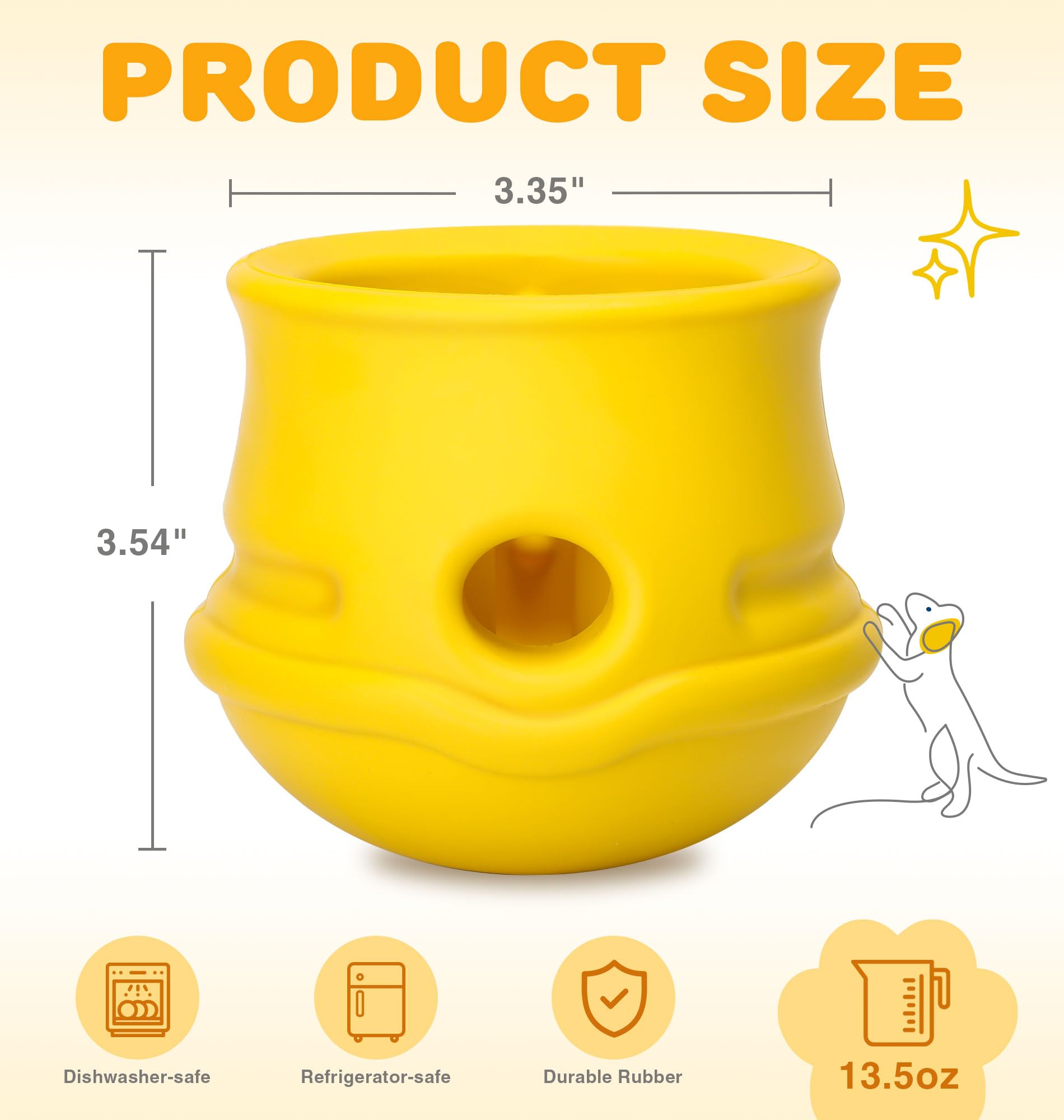 PetZee jouet-frigo-gourmand-chien permet d’explorer les friandises lentement.
