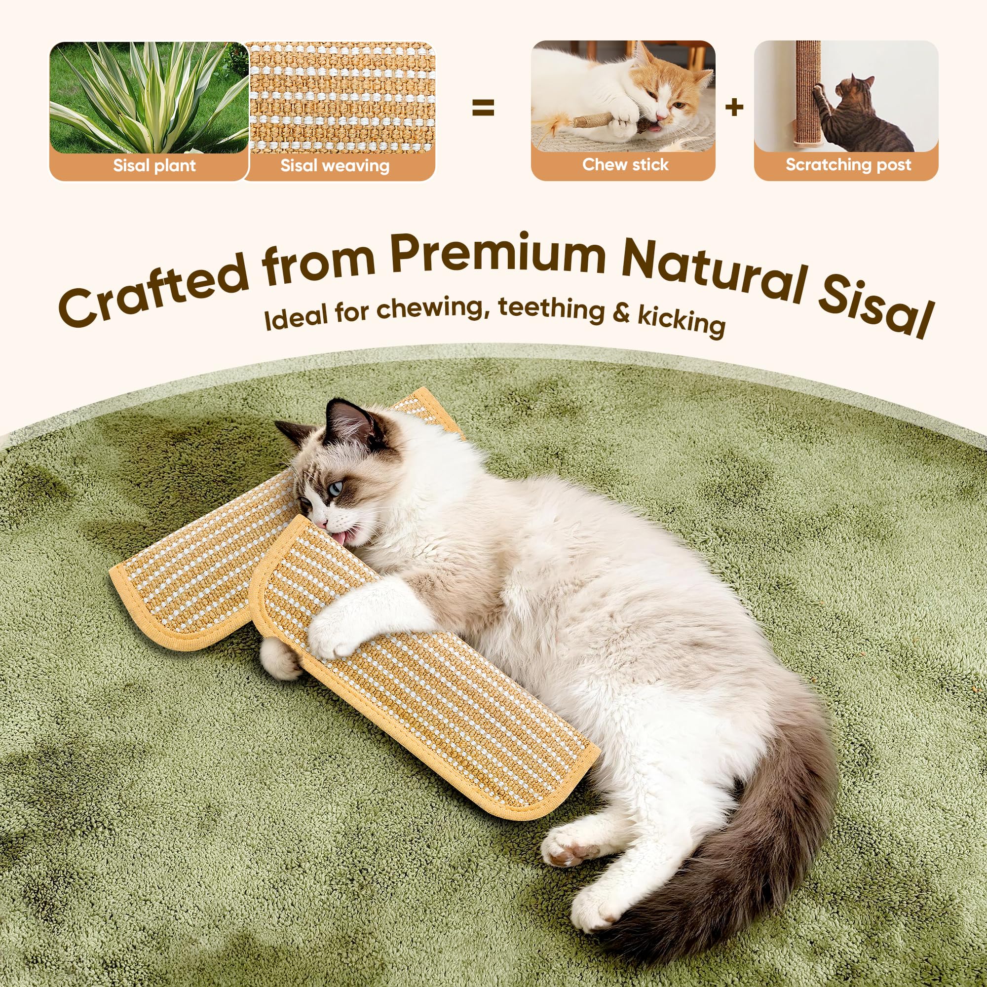 PetZen Garden – lot de deux jouets Catnip pour plusieurs chats