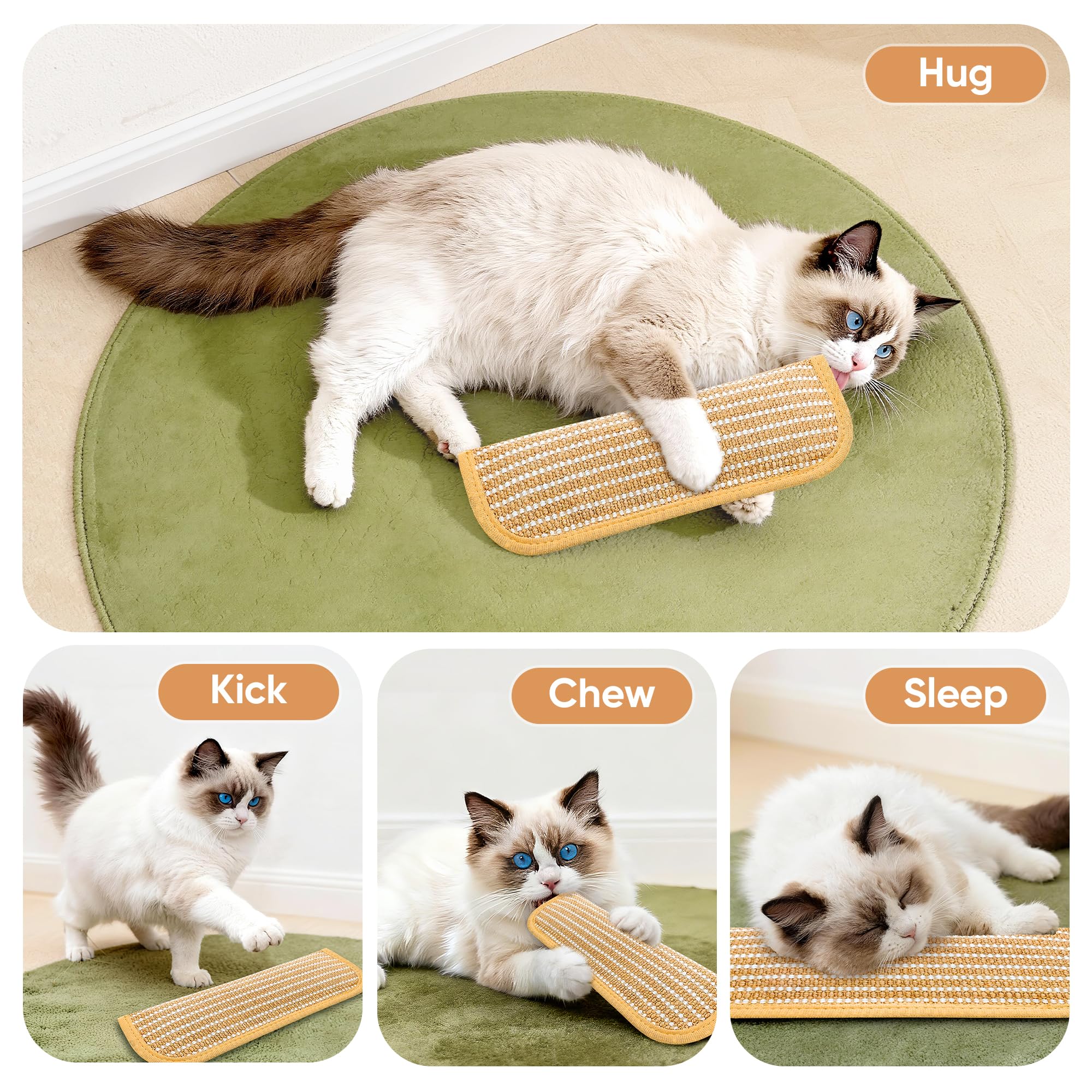 PetZen Garden – surface grattante en sisal, durable et sécurisée