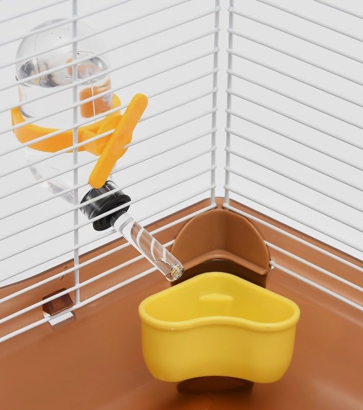 PETZHUBO cage hamster 3 niveaux étages supérieurs, grand espace de jeu.