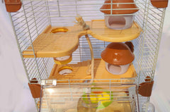 PETZHUBO cage hamster mini — porte frontale facilitant l’accès et l’alimentation.