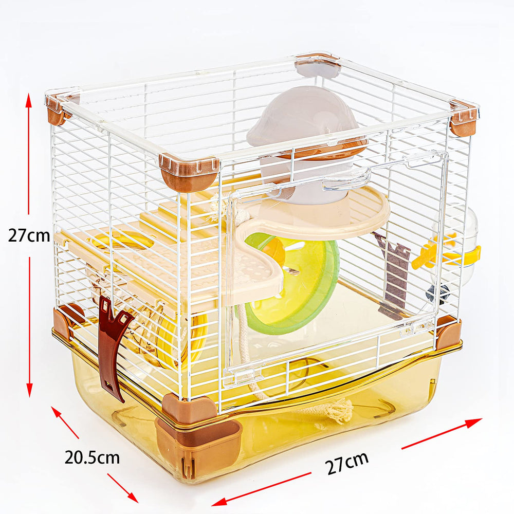 Cage PETZHUBO avec maison champignon pour un coin ludique et confortable.