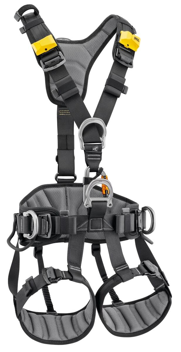 Harnais AVAO BOD de PETZL vu dos, confort lombaire renforcé.