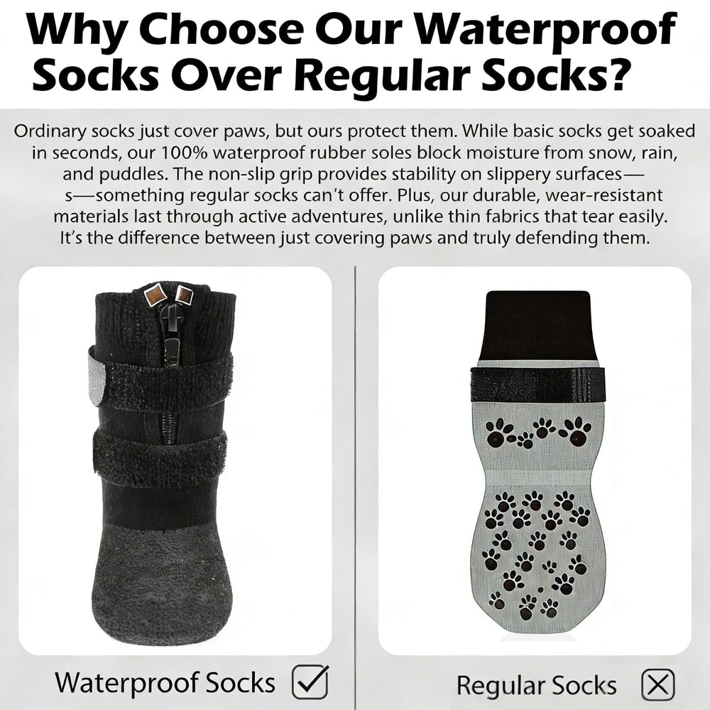 Bottes Phaechild chien double sangles de sécurité évitent les pertes