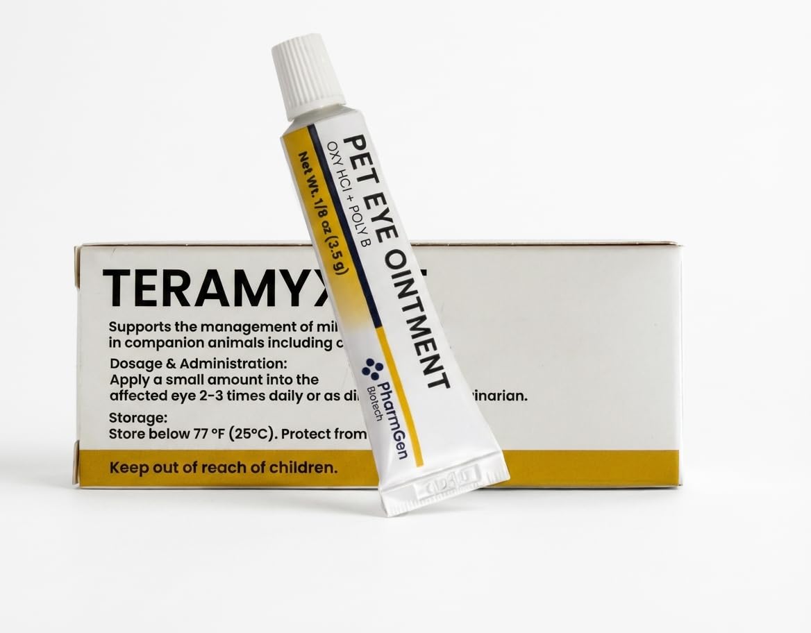 Pommade oculaire Pharmgen Biotech Cheval — soin ciblé pour les yeux des équidins.
