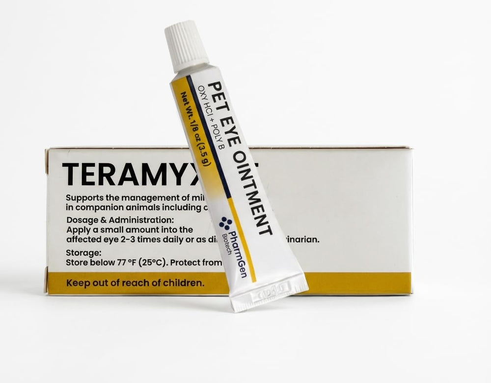Pommade oculaire Pharmgen Biotech Cheval — soin ciblé pour les yeux des équidins.