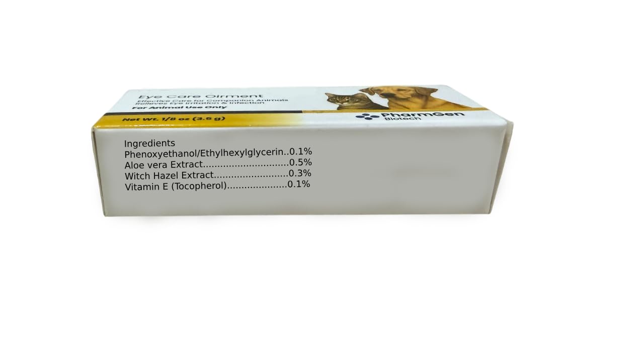 Pommade oculaire Pharmgen Biotech Lapin — solution simple pour les yeux des petits animaux.