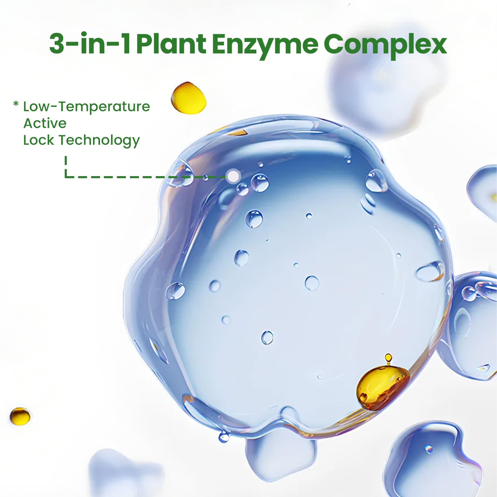 PHASORRA enzyme végétal 3-en-1, dissout les dépôts doucement.