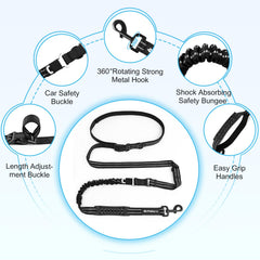 Philorn ceinture pour marche de chien ajustable, confort durable lors des promenades.