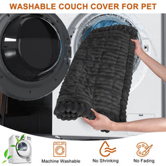 PHOPHO tissu pelucheux, confort premium sur le canapé.