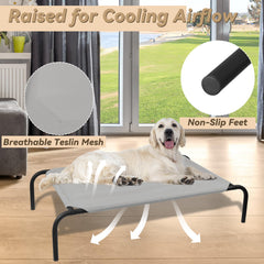 PHYEX lit-chien-surleve-mesh-respirant: maille respirante favorisant la ventilation.