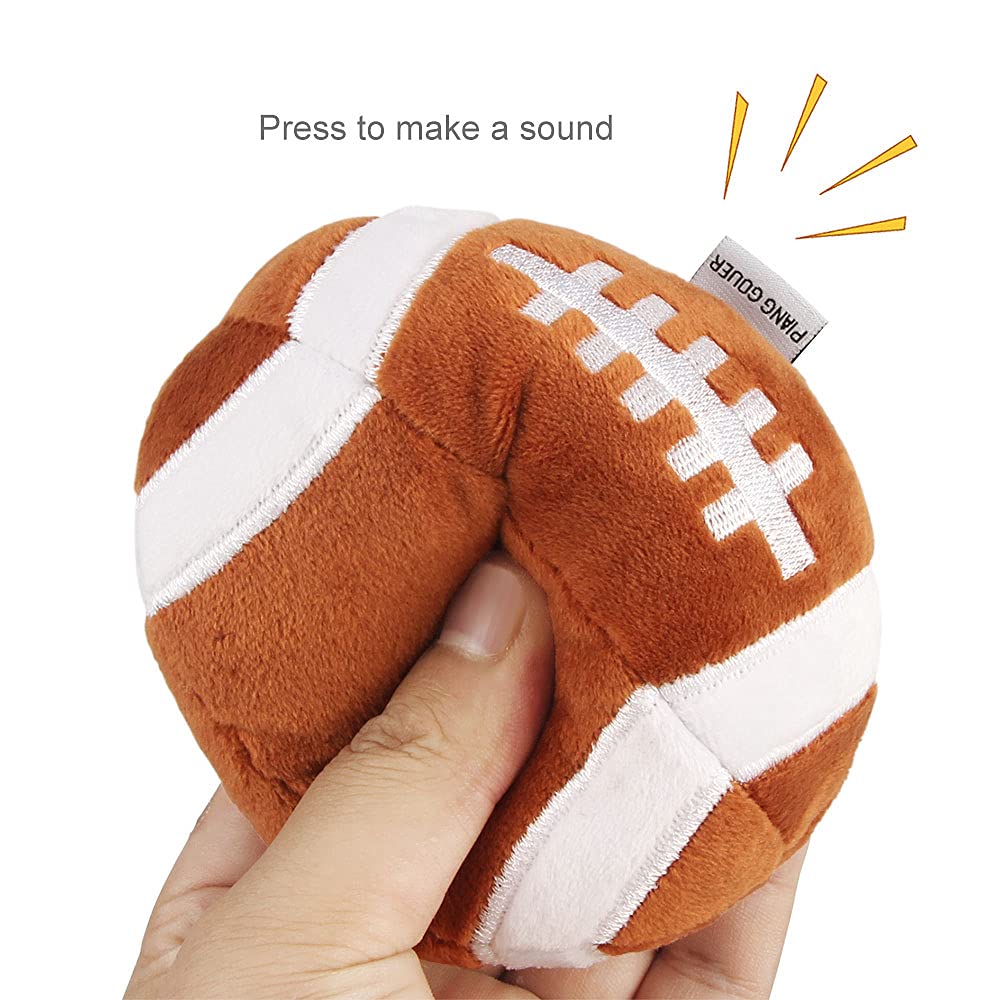 PIANG GOUER ballon-football-bleu: visuel contrasté pour attirer l'attention du chien.
