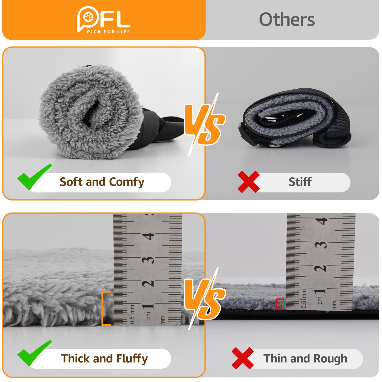 PICK FOR LIFE - extérieur en tissu Oxford robuste et durable.