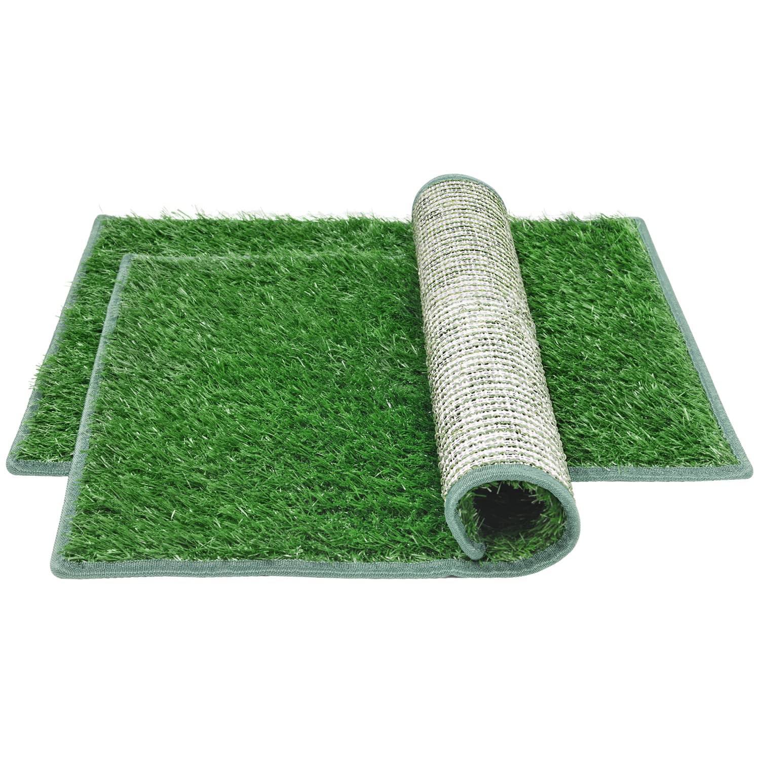 Pick For Life gazon artificiel chien 2-pack, pratique pour l'entraînement intérieur.