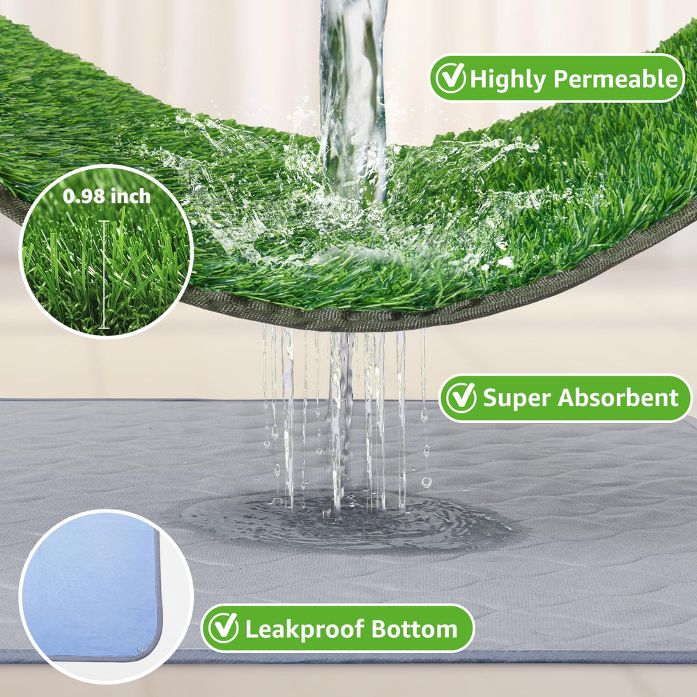 PICK FOR LIFE tapis-douceur surface-herbe artificielle: toucher agréable pour chien