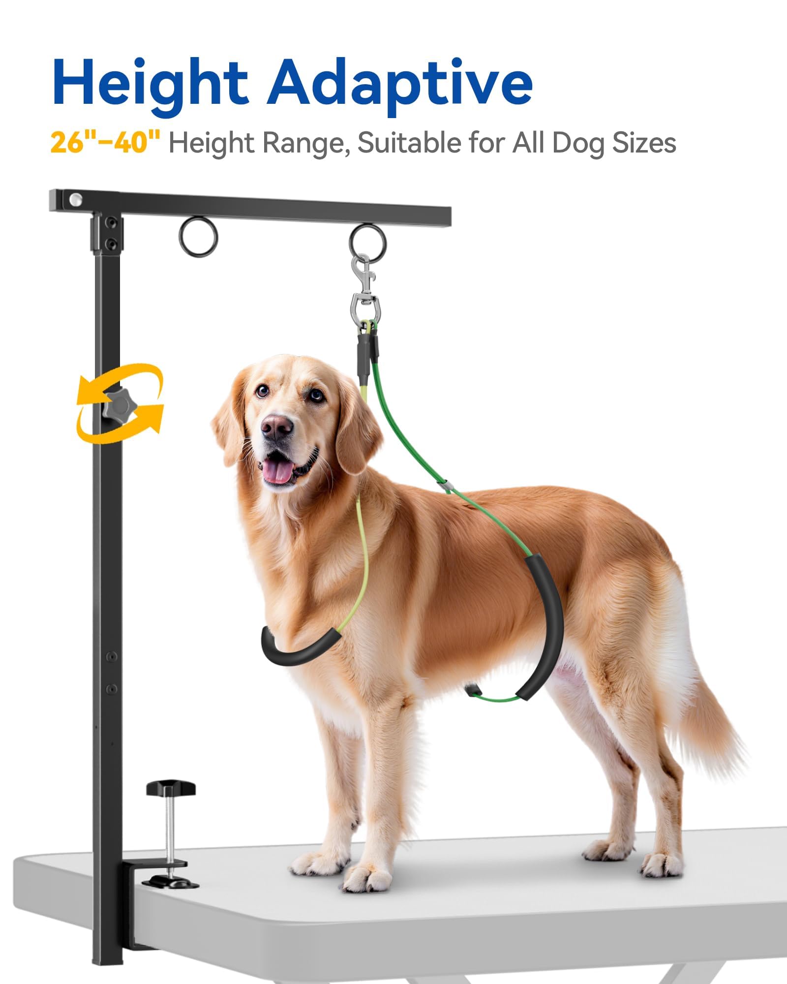 Pickpiff hamac securite maintient le chien en securite pendant les soins.