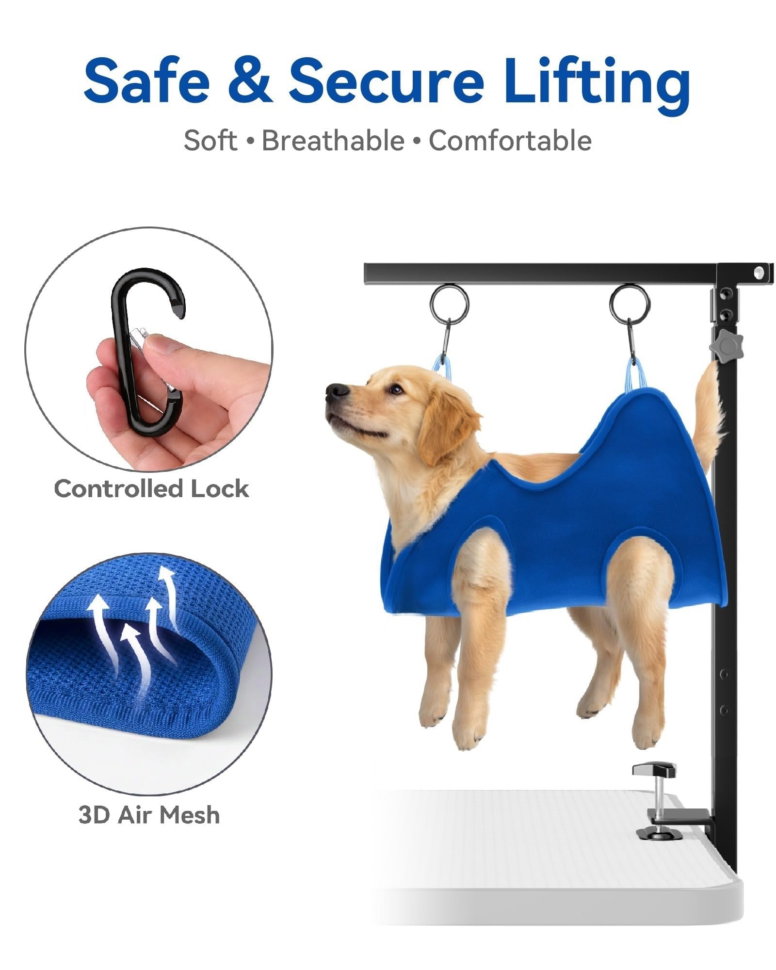 Pickpiff serre-table pince, fixation stable sur la surface.