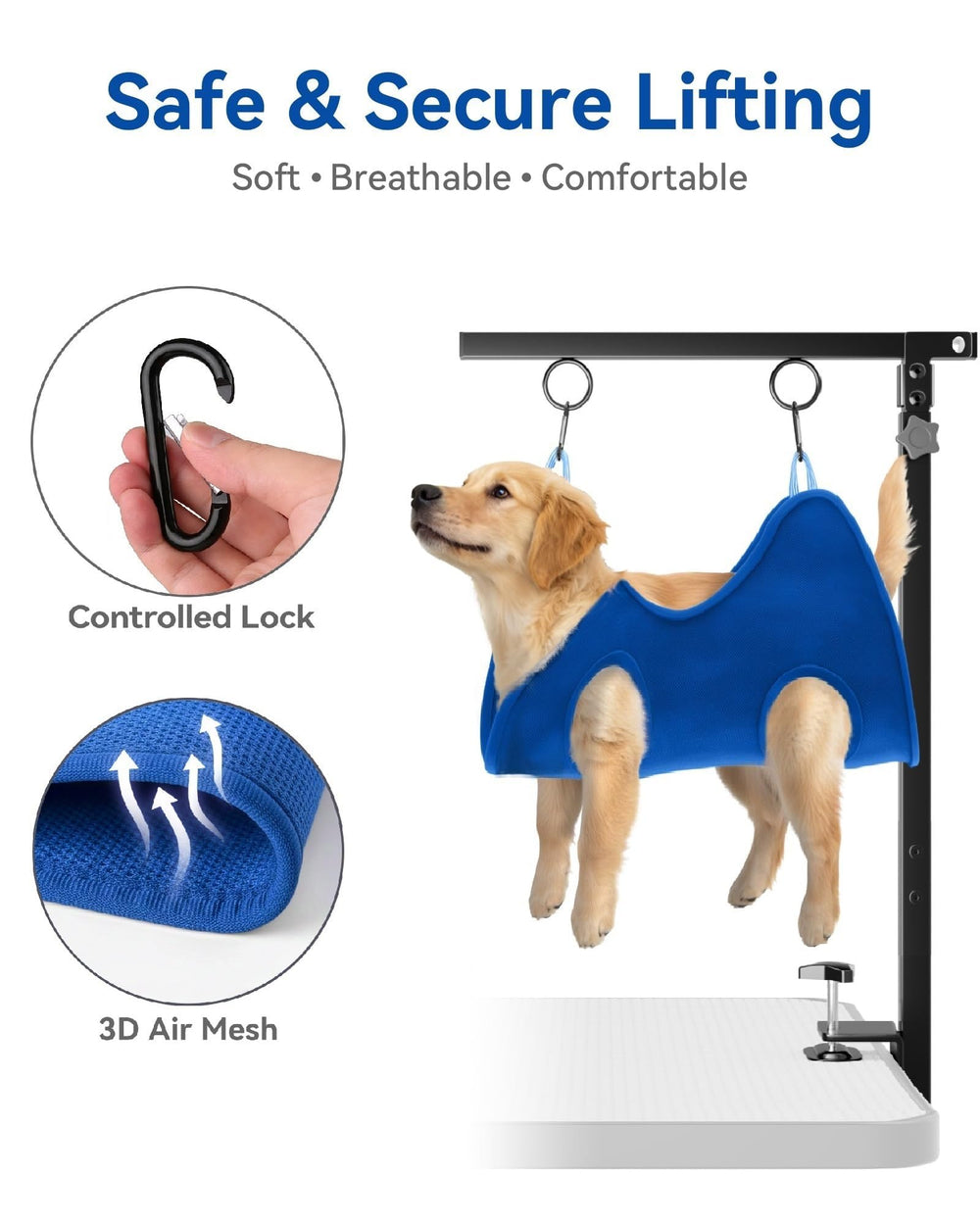 Pickpiff serre-table pince, fixation stable sur la surface.