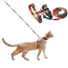 Harnais pidan XL pour chat en extérieur, sécurité et confort accrus.