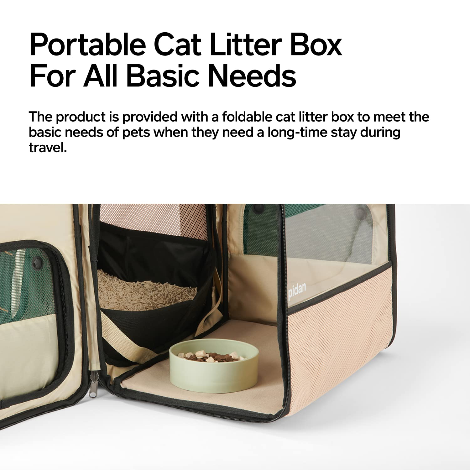 pidan sac dos chat extensible rangements collations jouets
