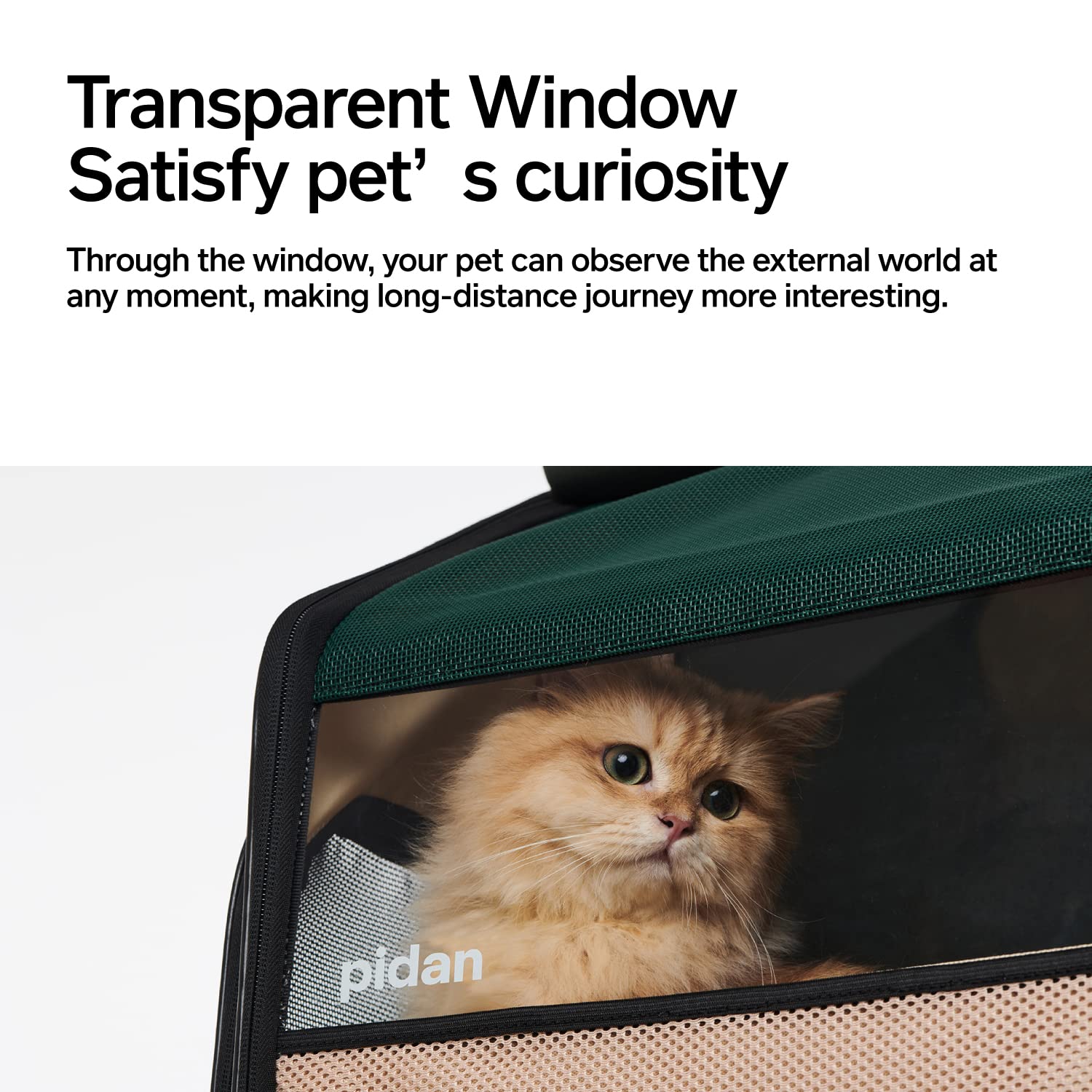 pidan sac dos chat extensible tissu anti-poussière durable