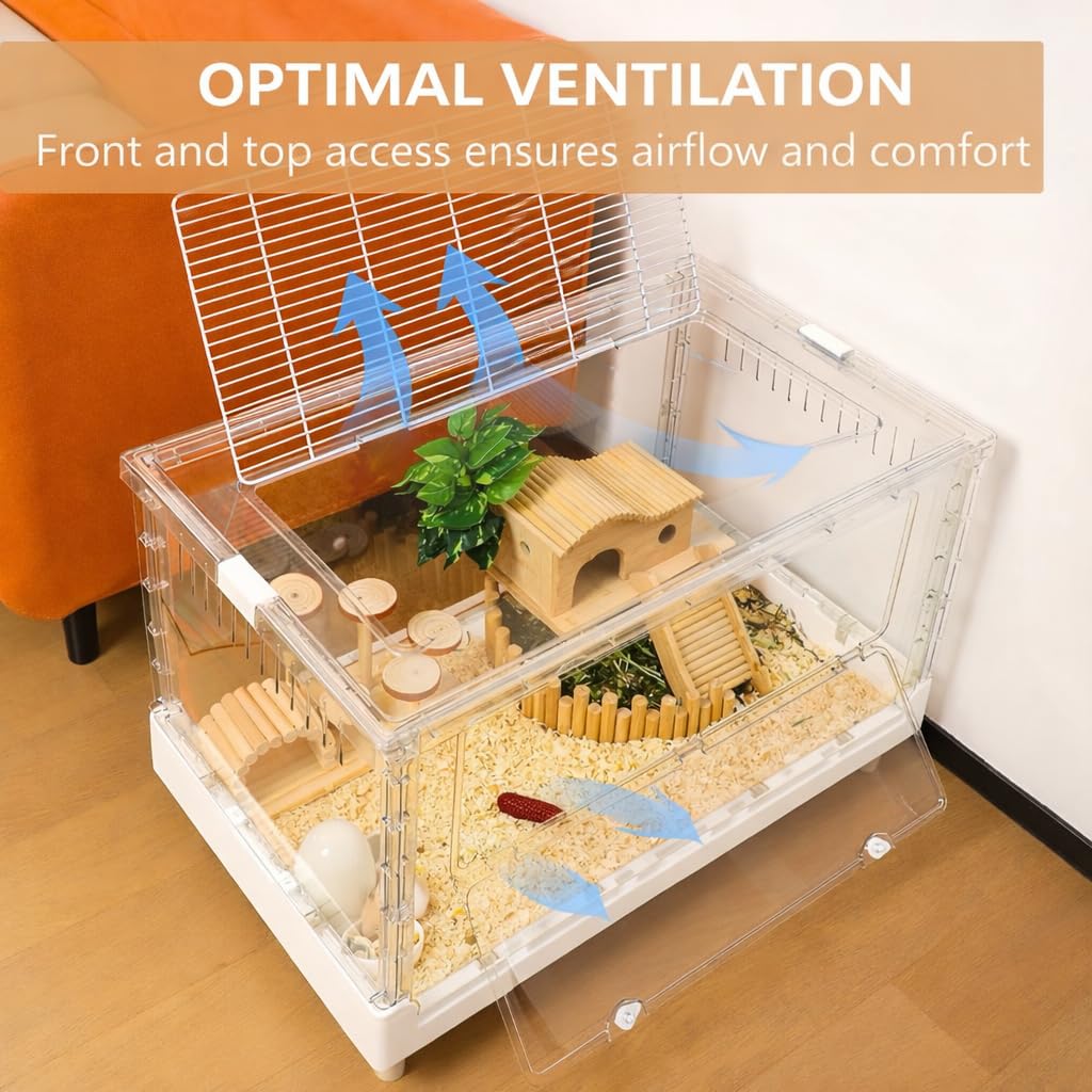 Cage PIDINUK dessus en mailles assure ventilation et sécurité