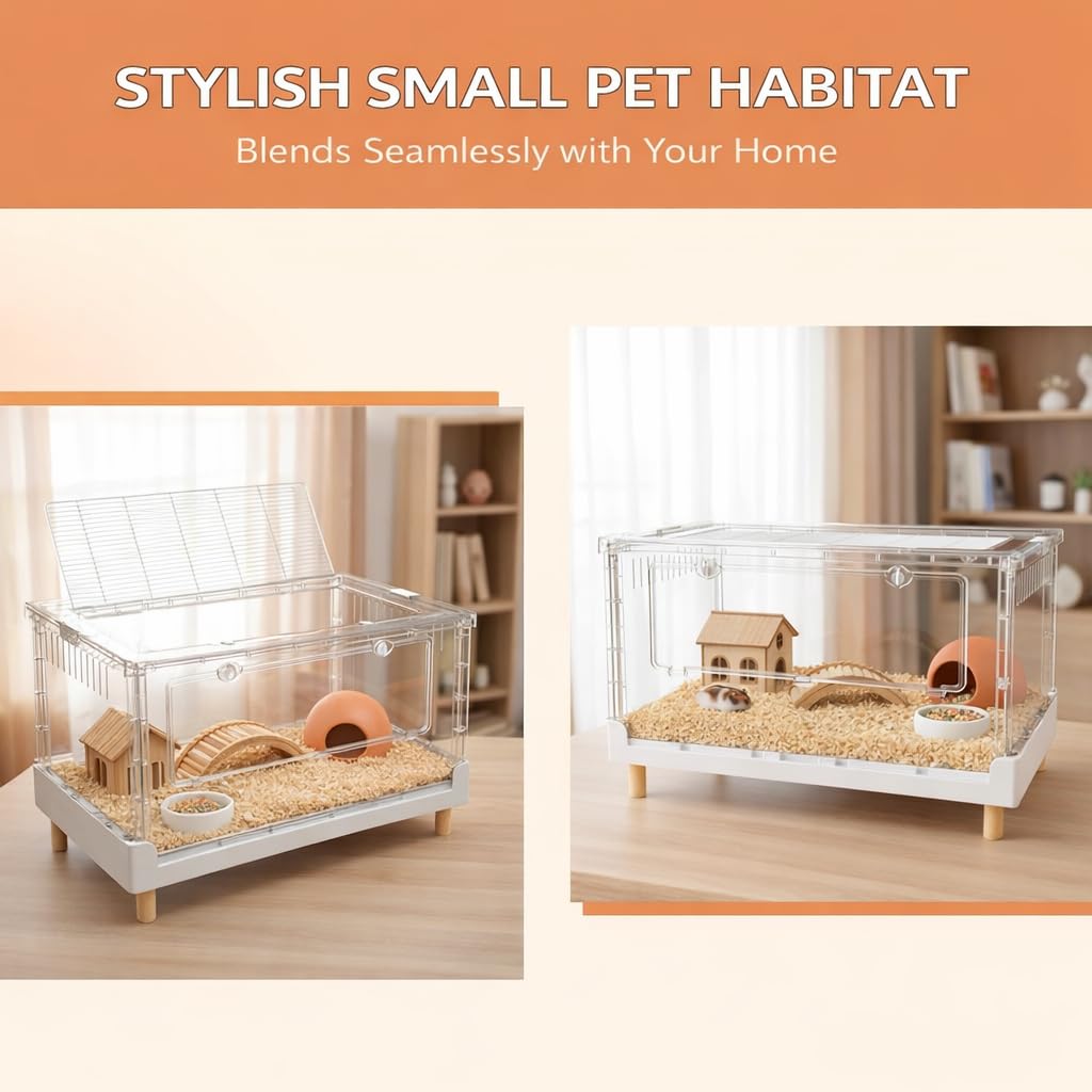 Cage PIDINUK adaptée aux petits animaux comme hamsters et gerbilles