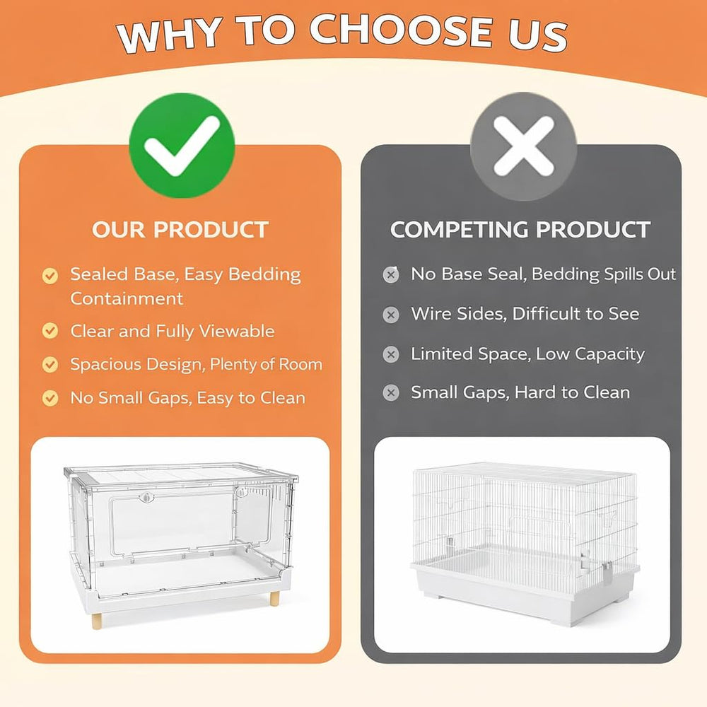 Cage PIDINUK anti-fuite avec design sécurisé