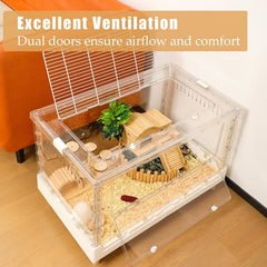 Cage PIDINUK nettoyage facile avec base profonde