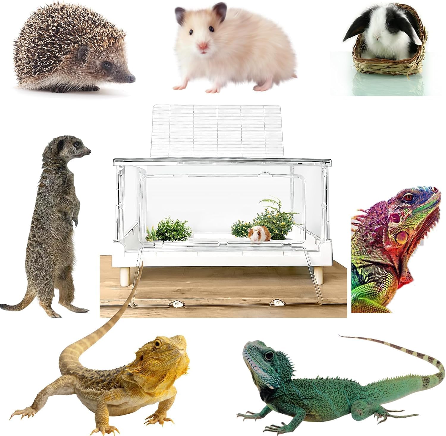 Cage PIDINUK pliable pour rangement et déplacement faciles