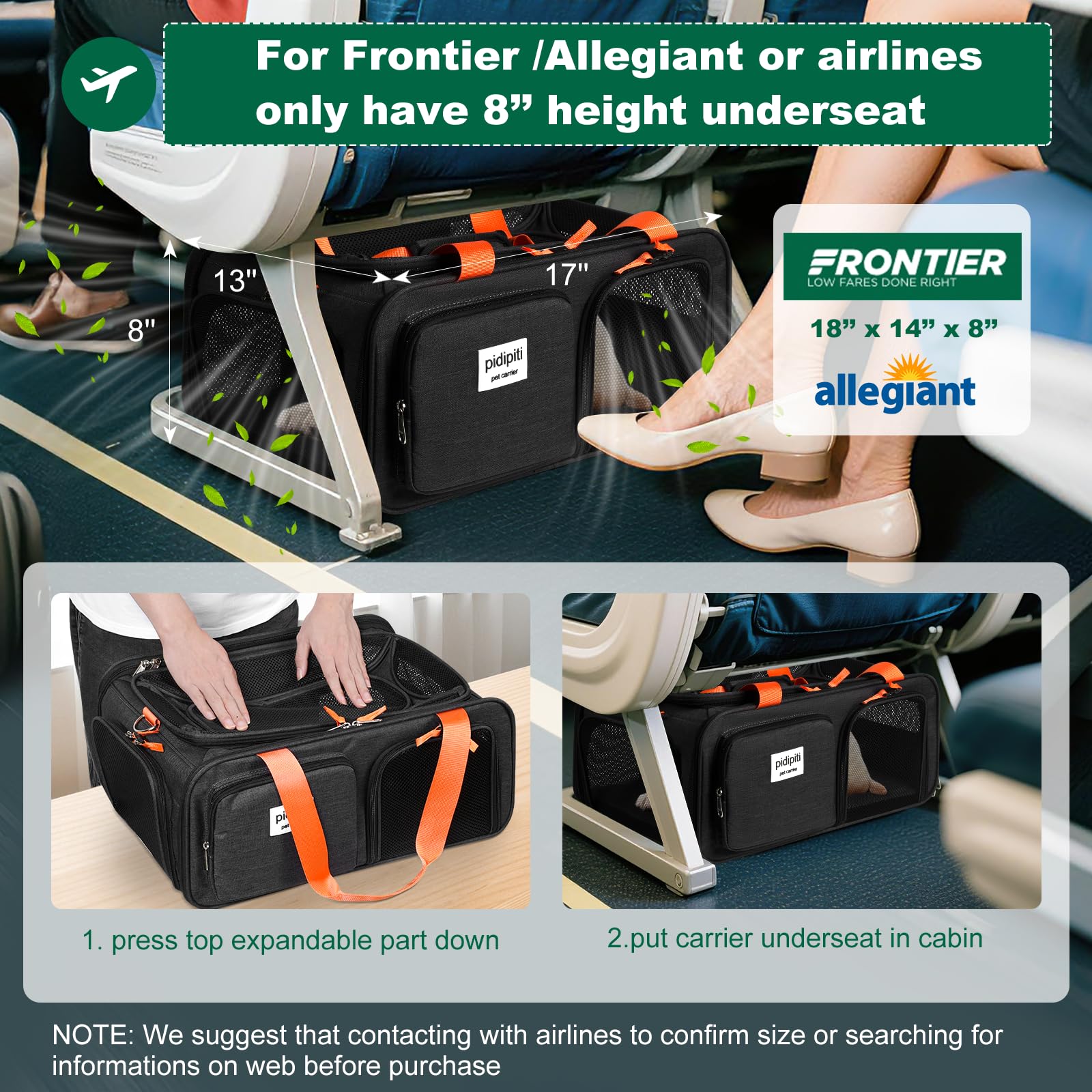 pidipiti-frontier-allegiant-extension-haut-porte-animal, offre un espace supplémentaire pour votre compagnon.