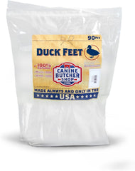 Pieds de canard – Boucherie pour chiens, ensemble, texture idéale pour la mastication