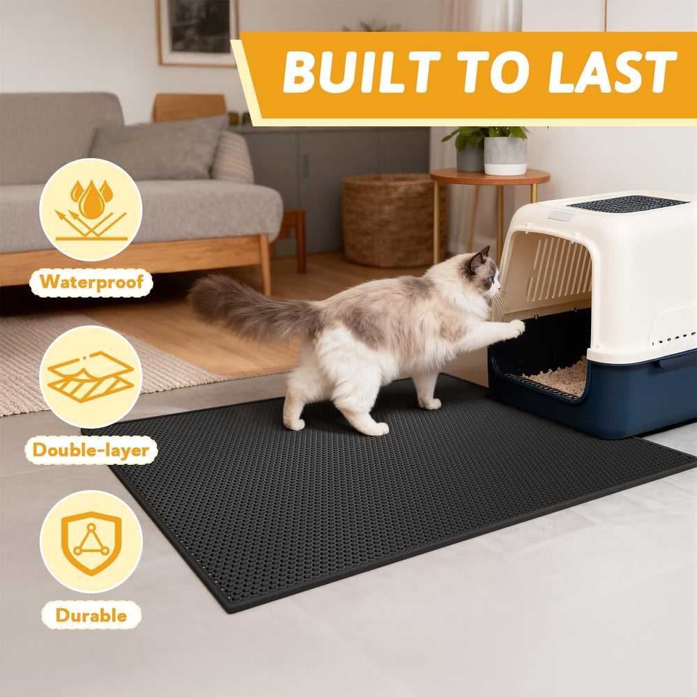 Pieviev Tapis litière 36x30, taille adaptée pour la plupart des boîtes.
