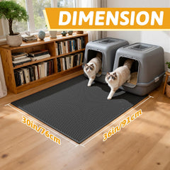 Pieviev Tapis litière imperméable, protège vos sols des éclaboussures.