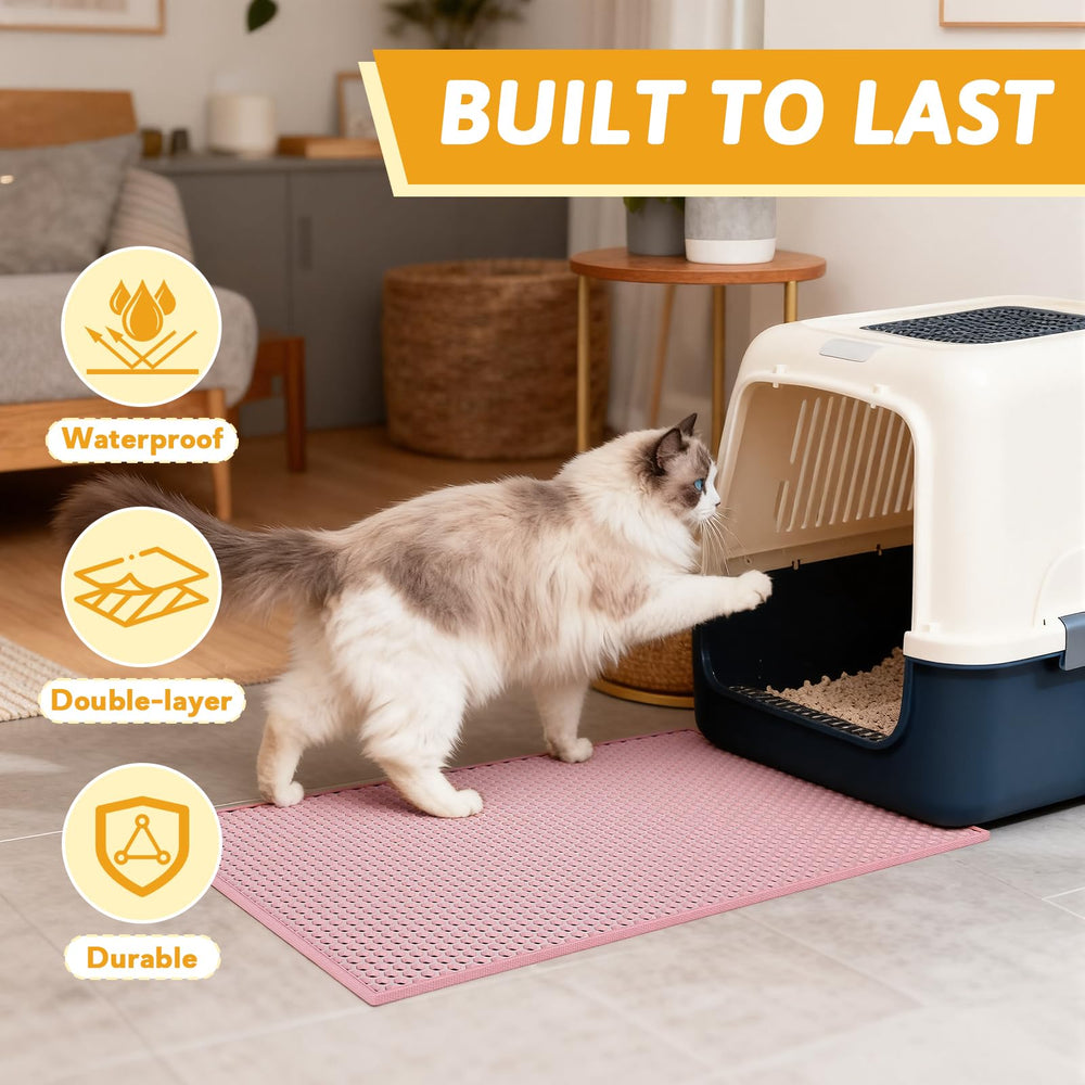 Pieviev Compatible avec diverses litières et boîtes à chat, installation facile.