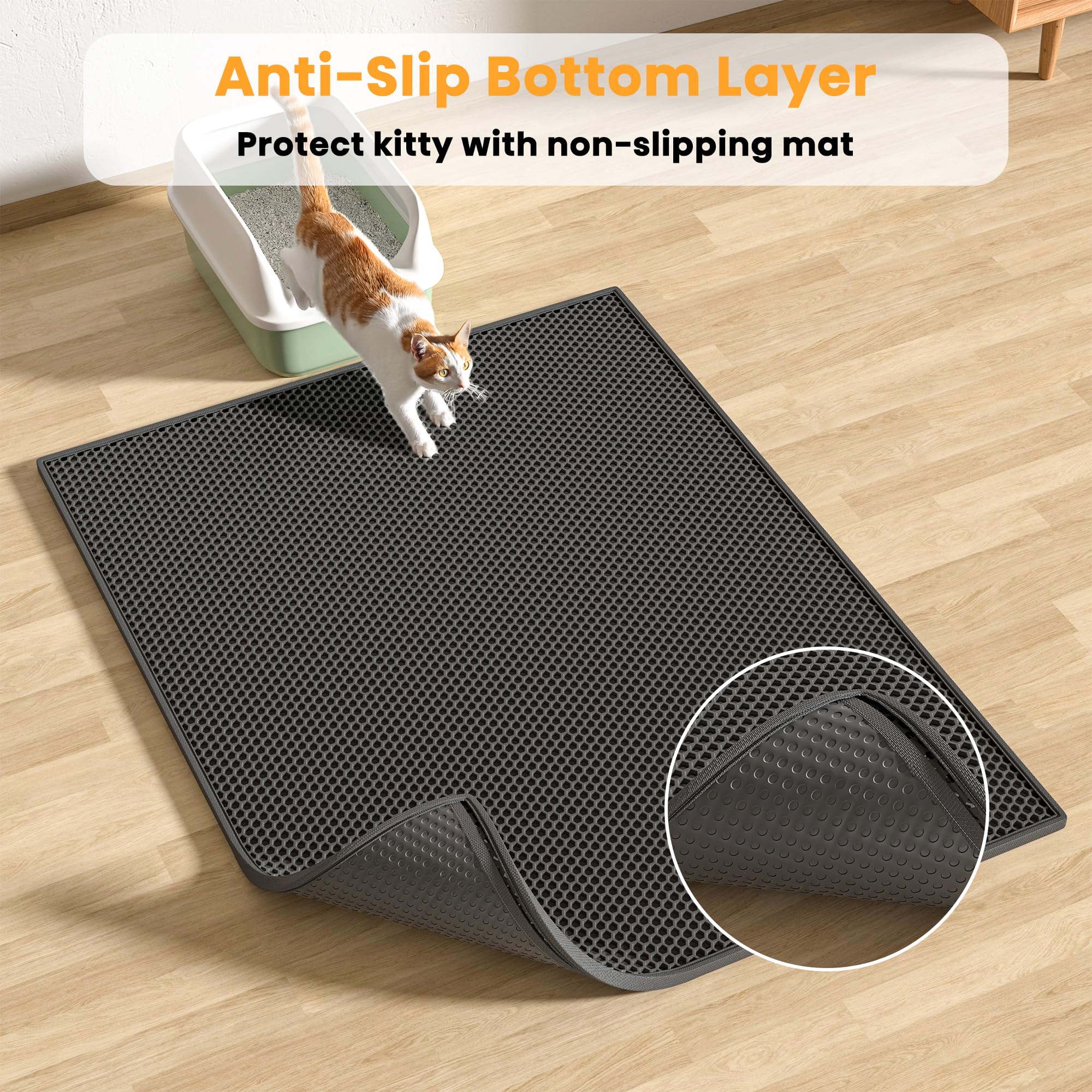 Tapis Pieviev doux pour les pattes sensibles des chats et agréable à marcher.