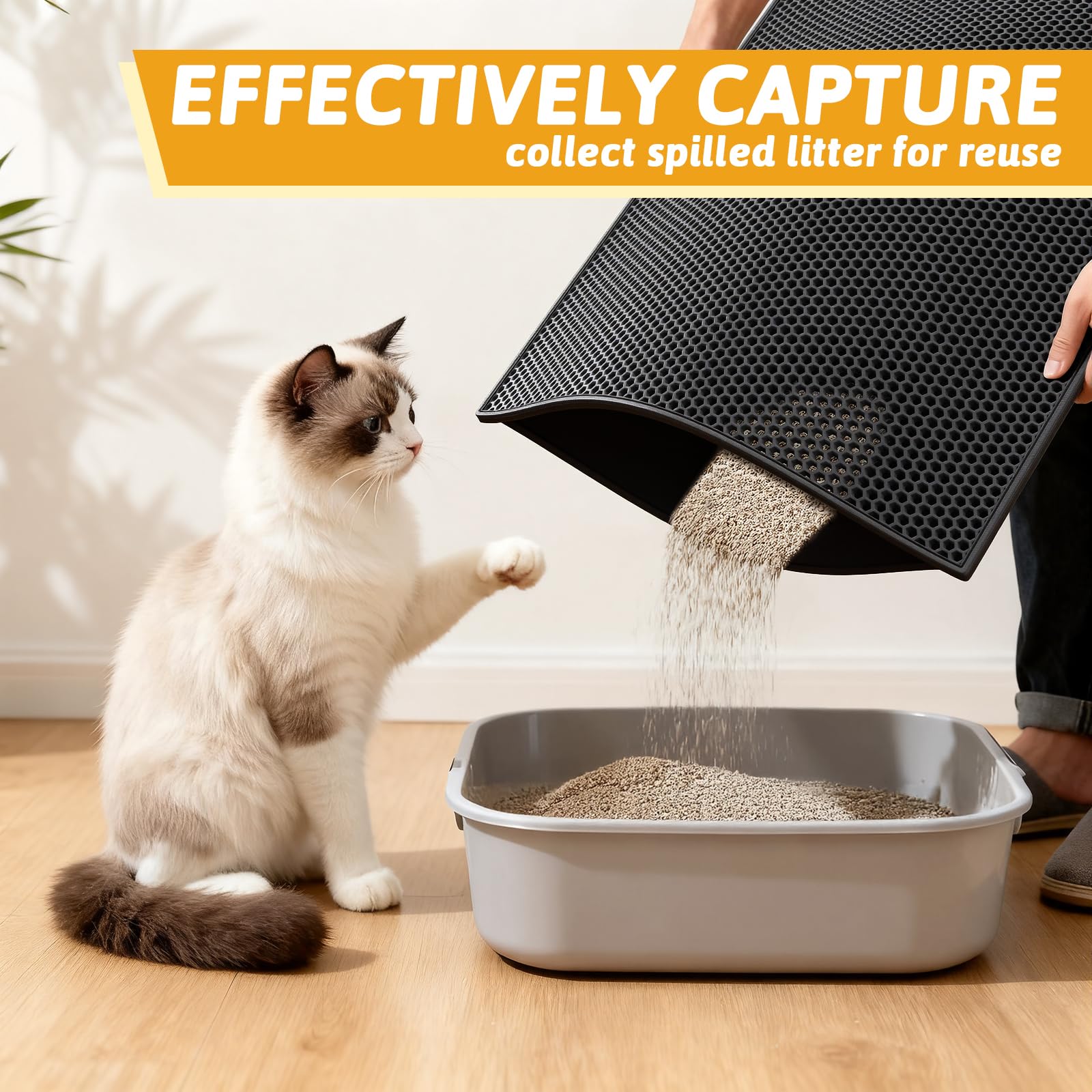 Pieviev tapis litiere durable, solution robuste pour un usage quotidien.
