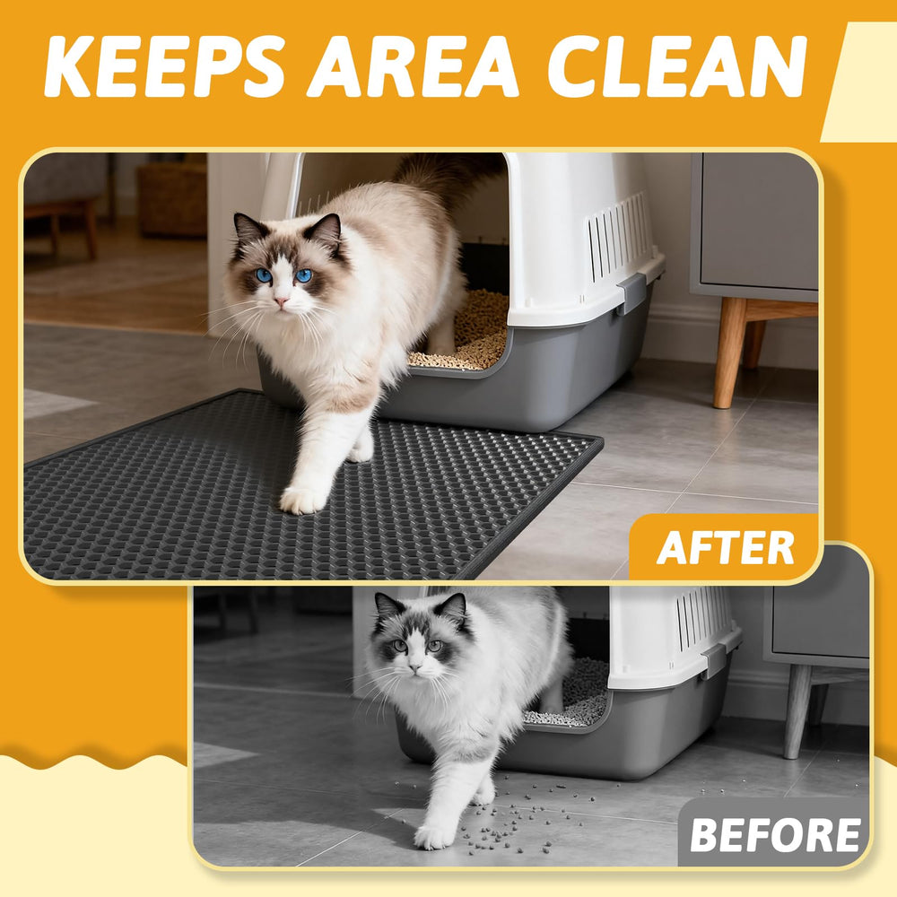Pieviev tapis-litiere EVA doux: confort pour les pattes du chat