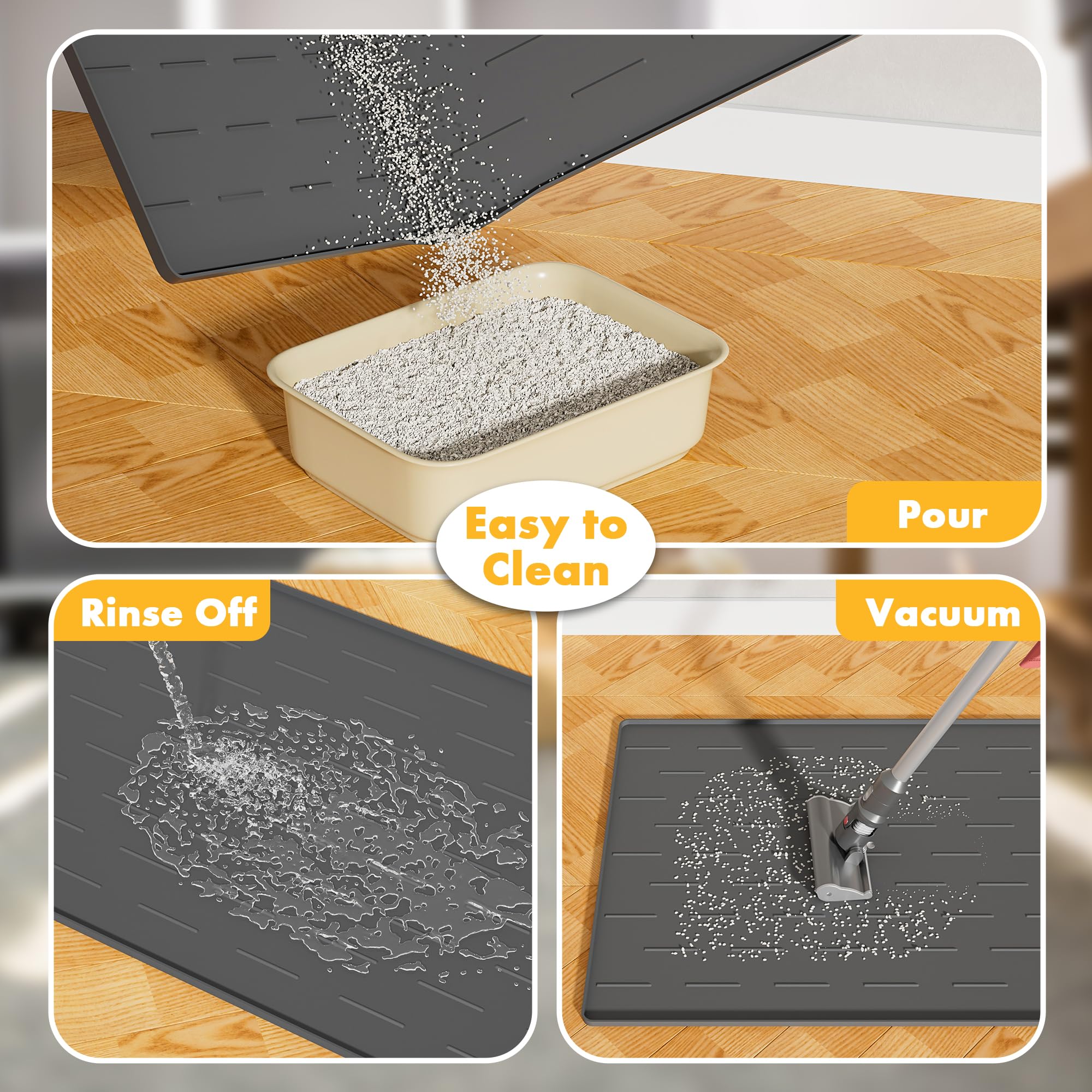 Tapis Pieviev facile a nettoyer nettoyage rapide apres usage.