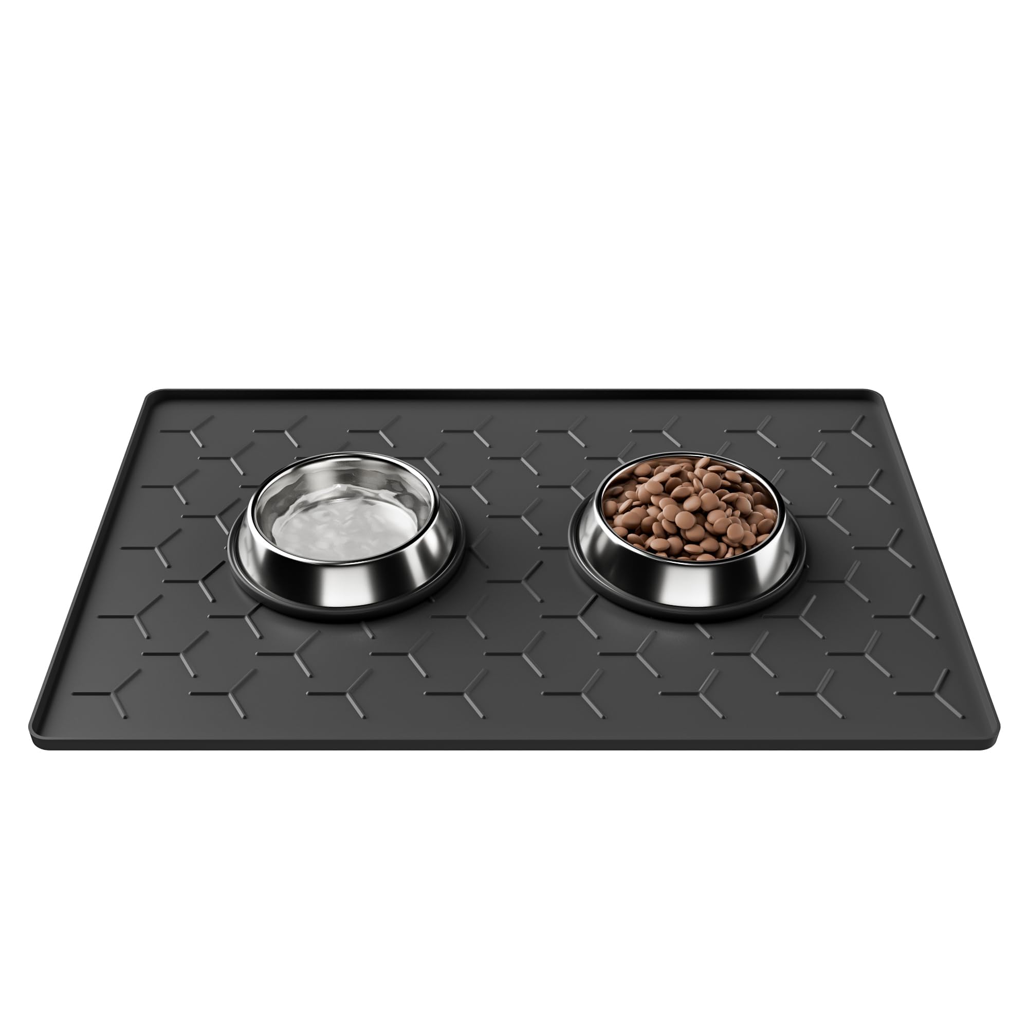 Pieviev tapis-nourriture-silicone-bord-eleve: protège le sol des éclaboussures et versements.