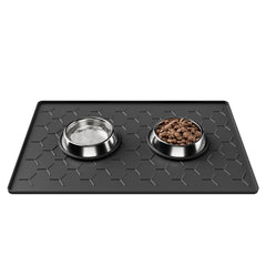 Pieviev tapis-nourriture-silicone-bord-eleve: protège le sol des éclaboussures et versements.