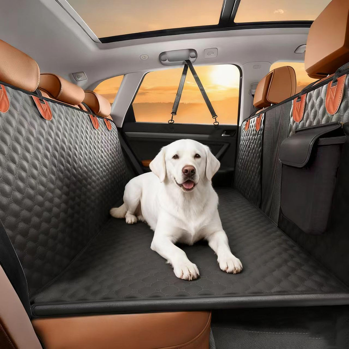 Pigirdle extension-siege-arriere-chien offre espace et confort sur les trajets.