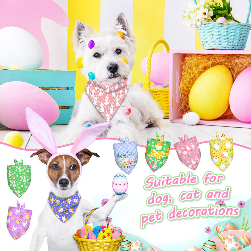 Bandanas Piklodo pour chien, motif carreaux, style graphique pour sessions de toilettage.