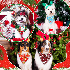 Bandanas Piklodo motifs de Noël variés pour photos festives