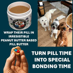 Pill Butter - ingrédients humains, sans OGM ni gluten, option sûre et transparente.