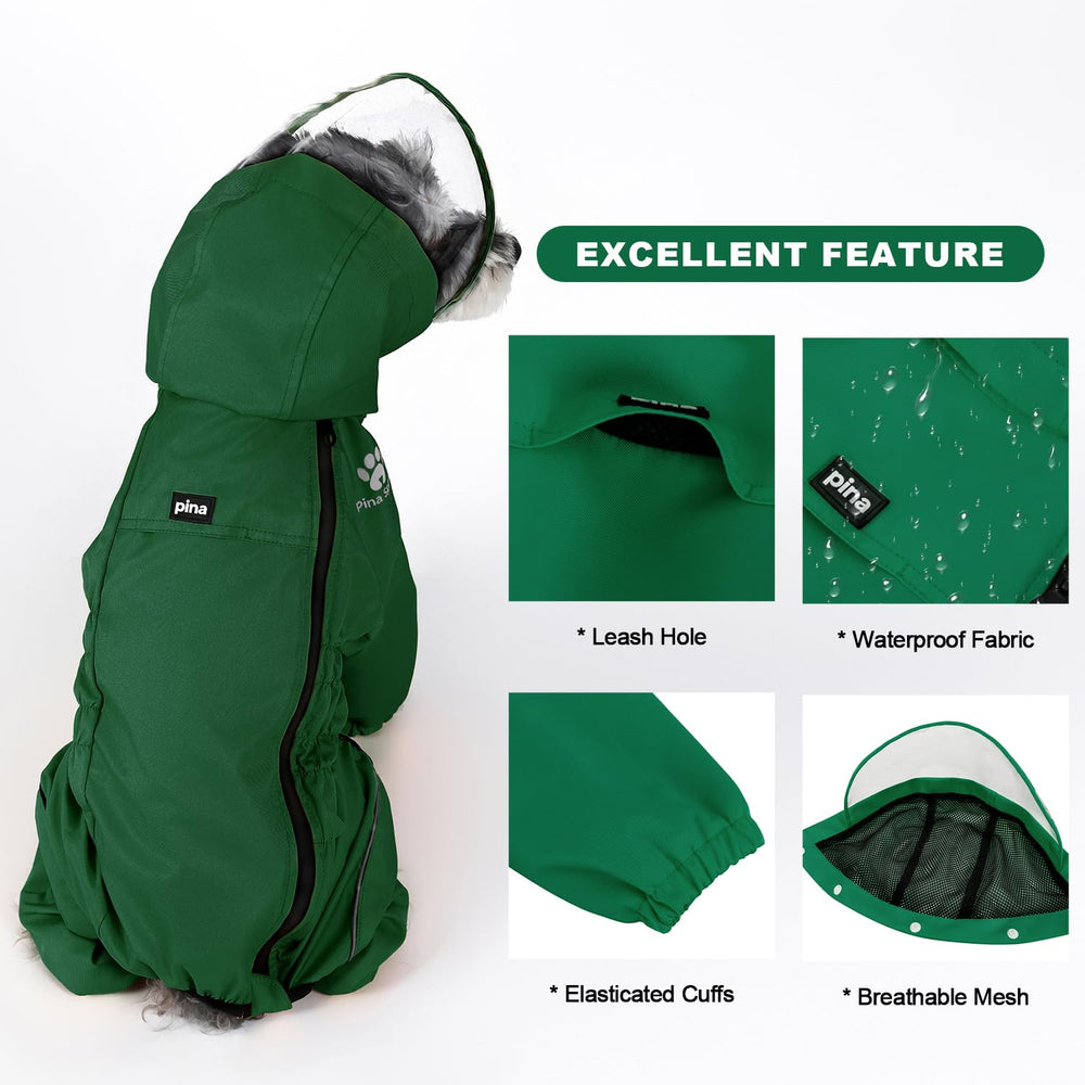 Manteau PINA pour chien avec bande réfléchissante, meilleure visibilité nocturne