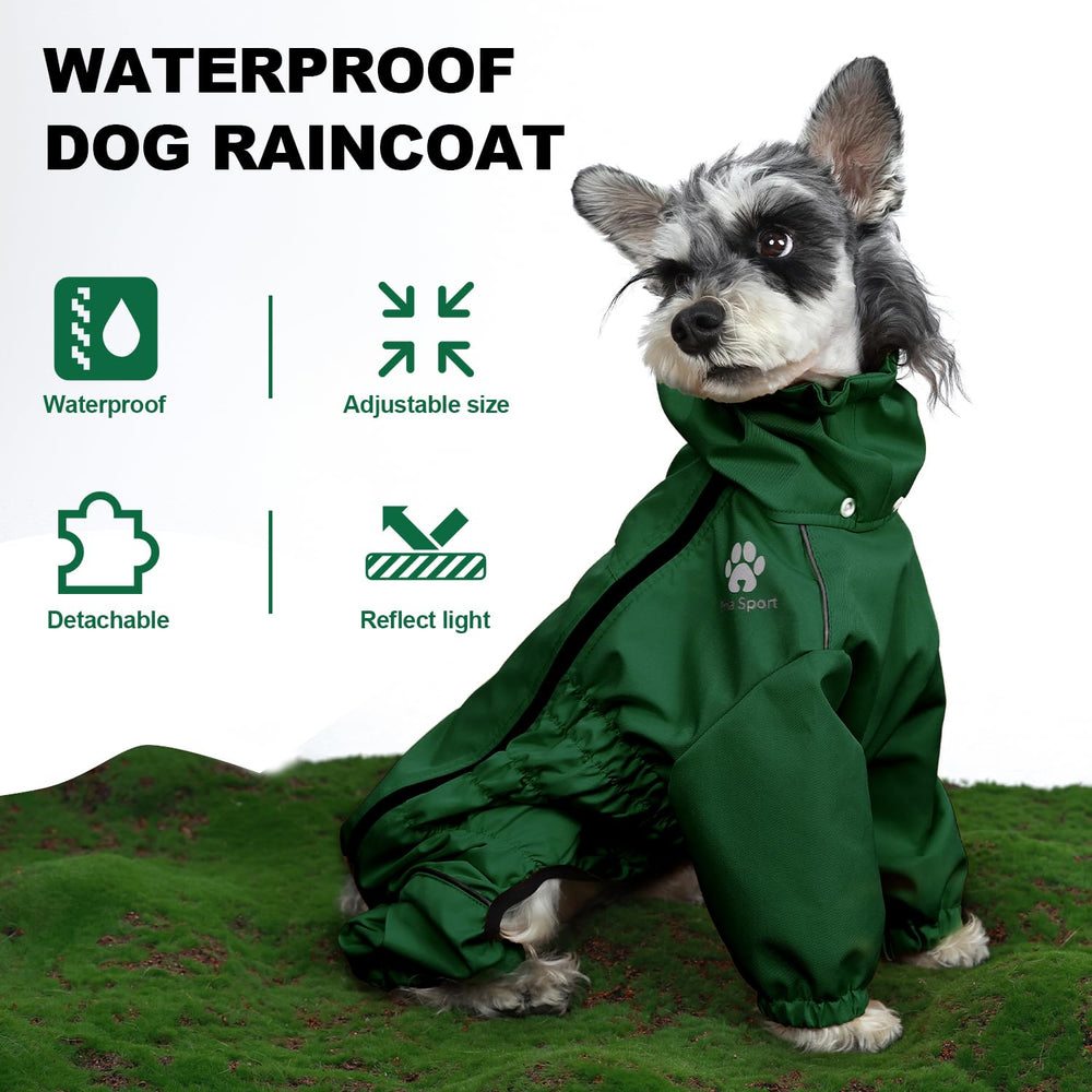 Manteau PINA pour chien avec capuche détachable, adaptabilité météo