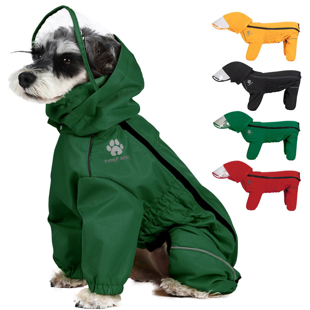 Manteau PINA pour chien avec capuche, imperméable et confortable pour sorties pluvieuses