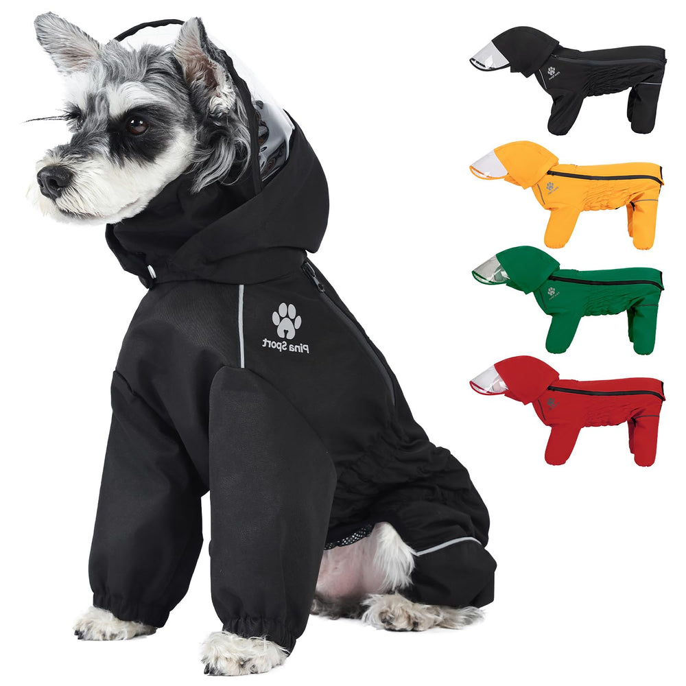 Manteau Pina imperméable pour chien, pour des sorties sèches et confortables sous la pluie.