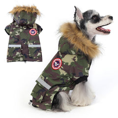 Manteau PINA pour petit chien, vue avant, confort et coupe adaptée.